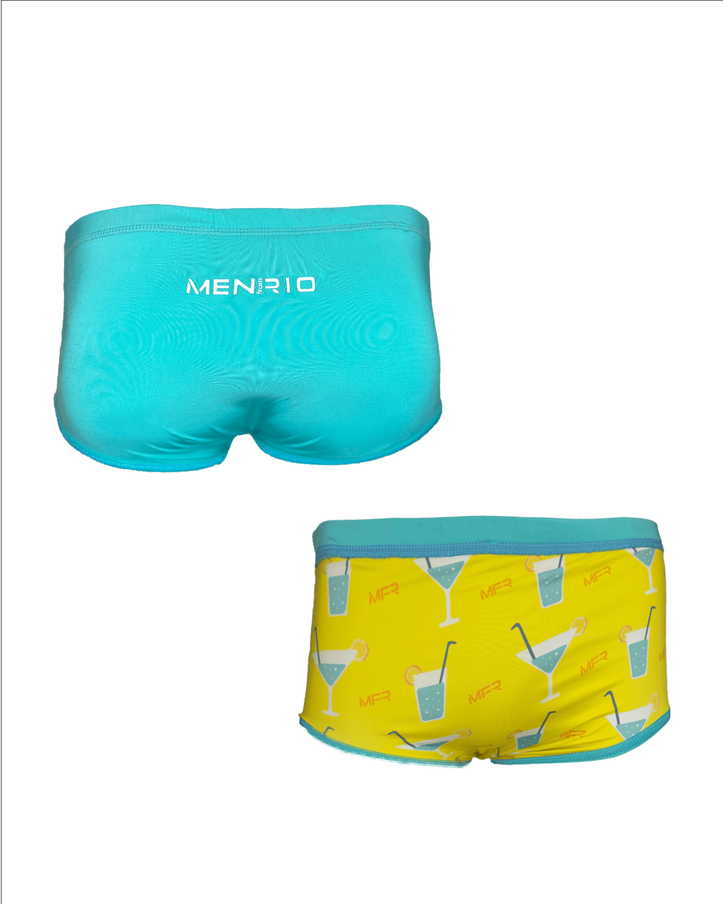 SUNGA ARPOADOR BOXER AZUL DUPLA FACE