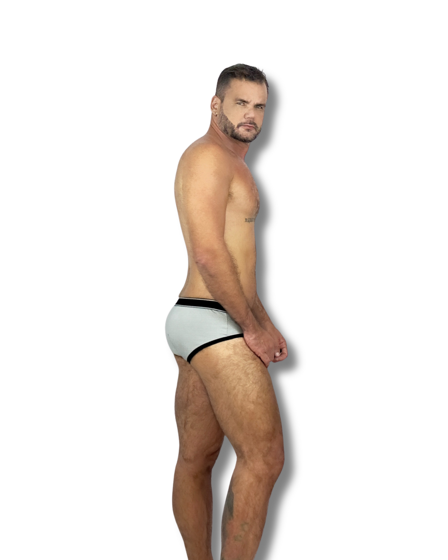 CUECA 5 URBANO BRIEF CINZA