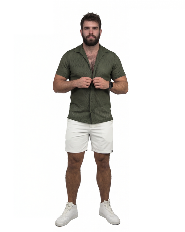 CAMISA RESORT MESH BÚZIOS Green Army