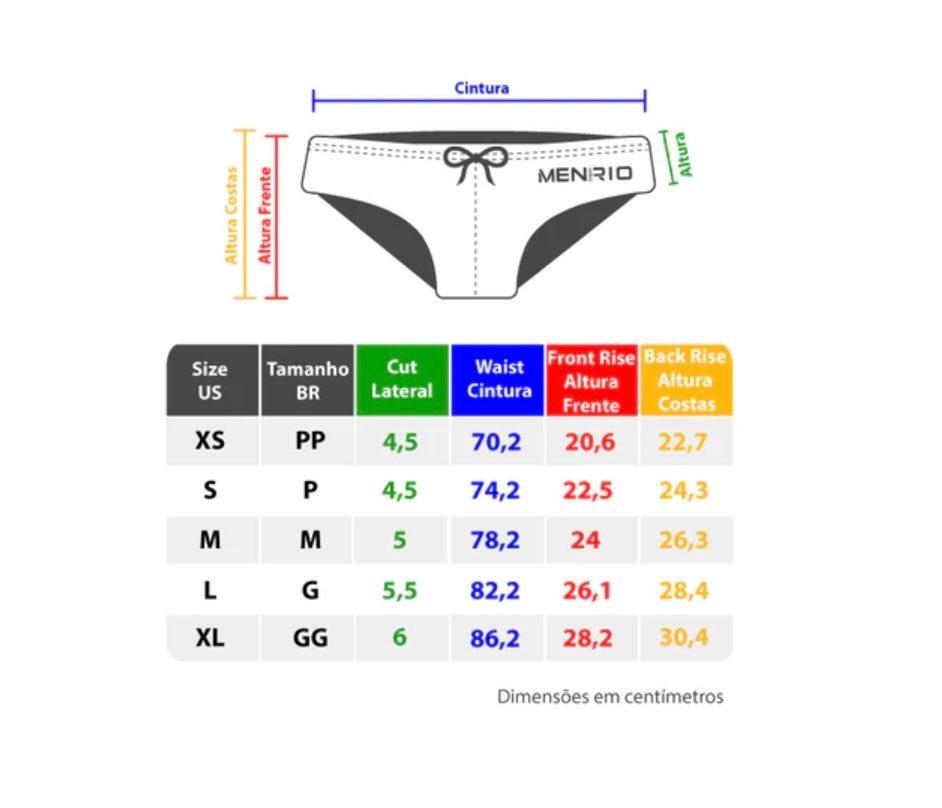 SUNGA SLIP GRUMARI MINAS TREM BÃO