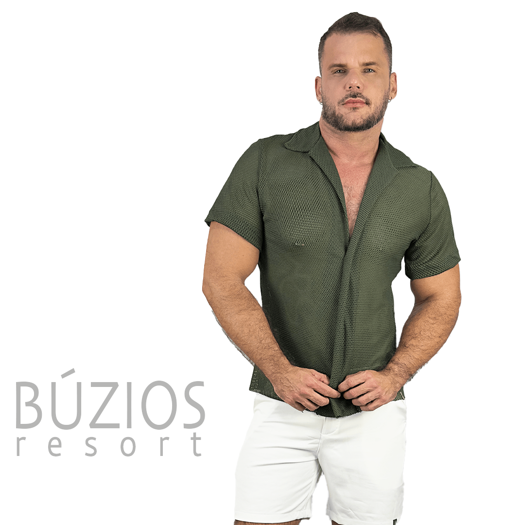 CAMISA RESORT MESH BÚZIOS