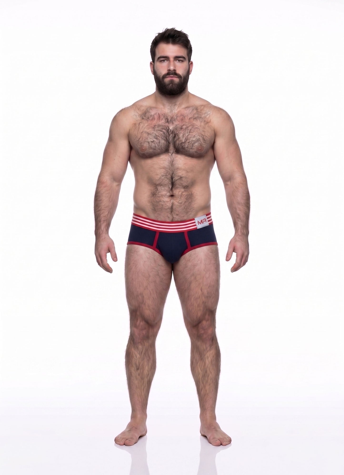 Cueca Icon Slim Navy & Red
