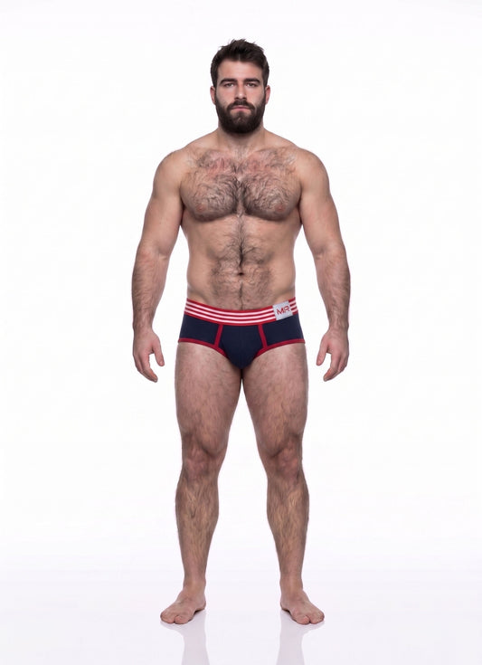 Cueca Icon Slim Navy & Red