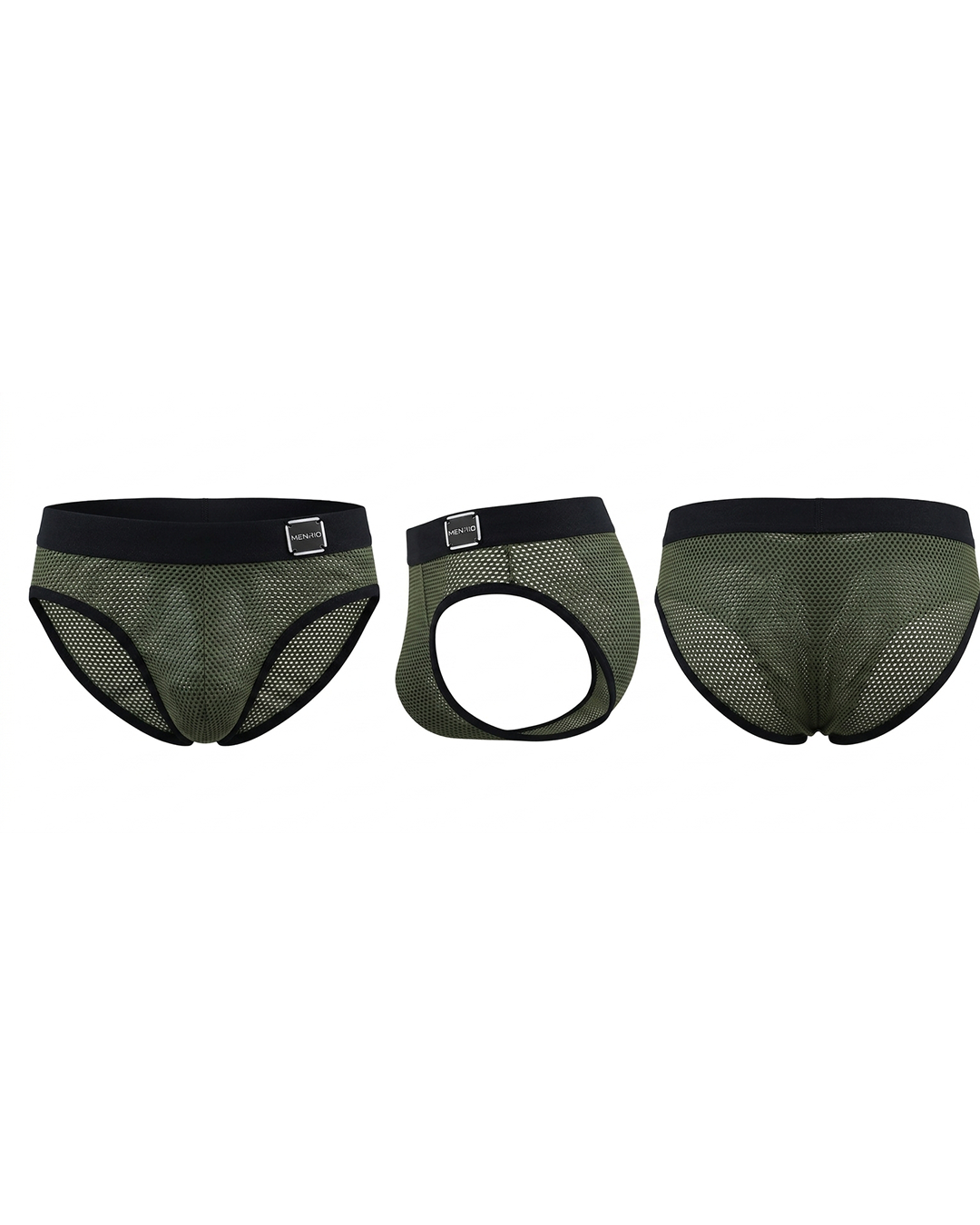 CUECA MESH GREEN ARMY