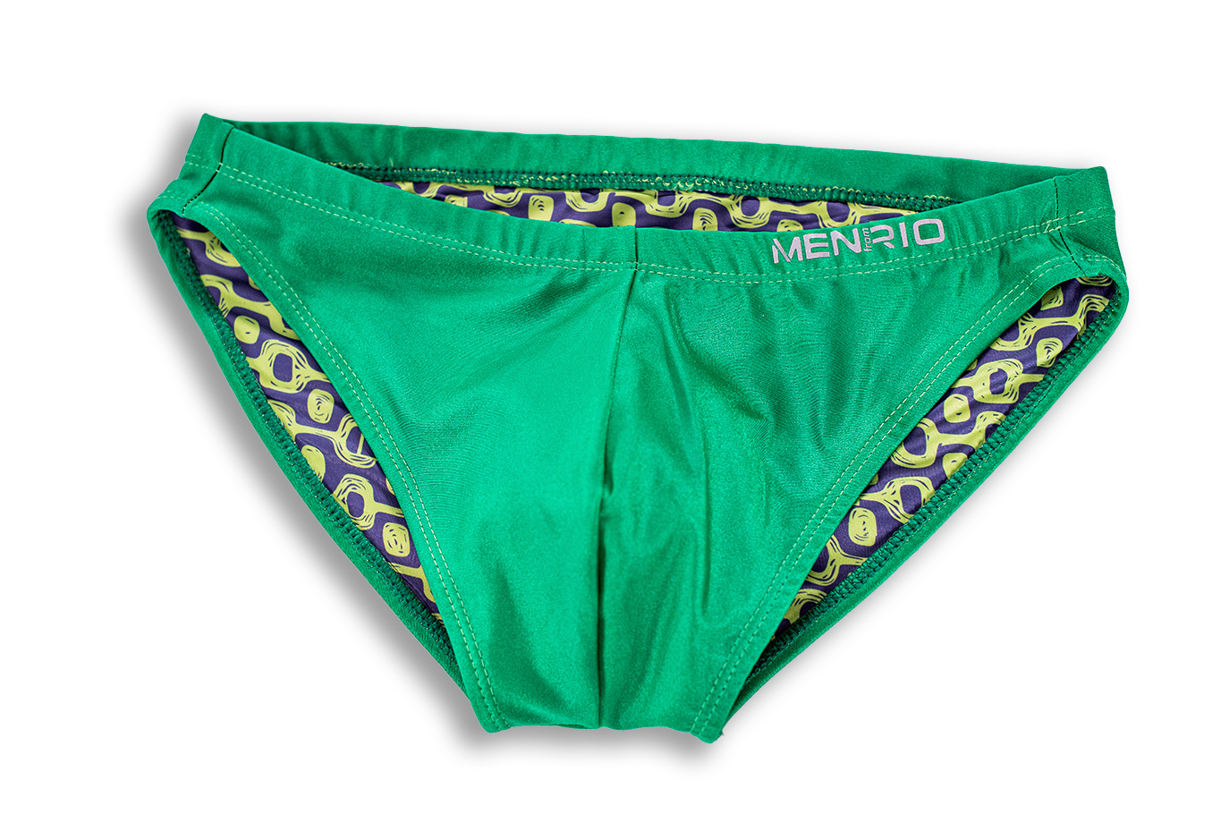 SUNGA POSTO 9 SLIP VERDE BANDEIRA