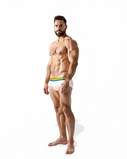 CUECA PRIDE COTTON BRANCO