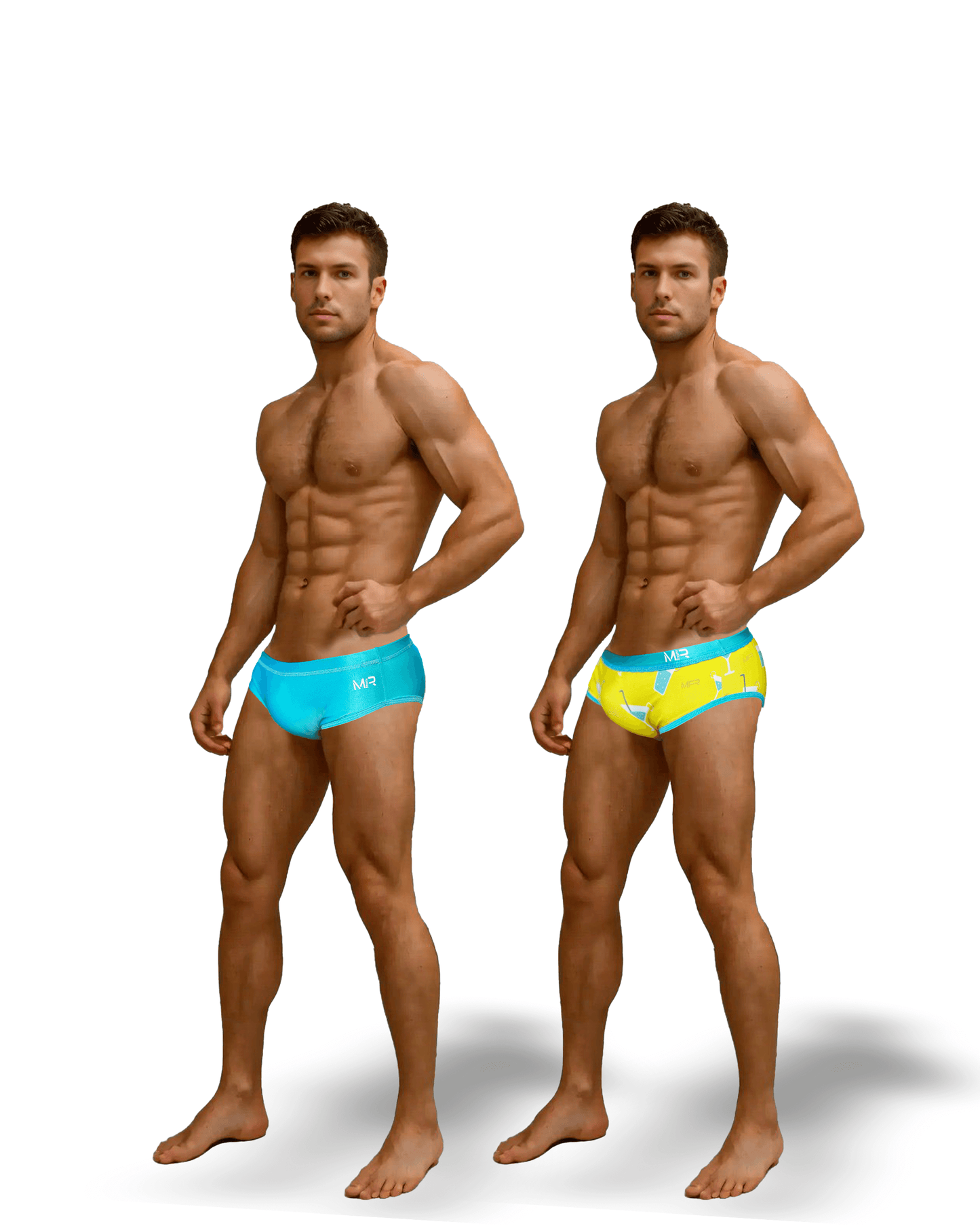 SUNGA ARPOADOR SLIM AZUL DUPLA FACE