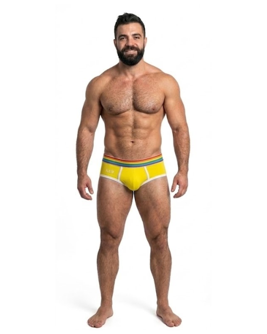 CUECA PRIDE COTTON AMARELO