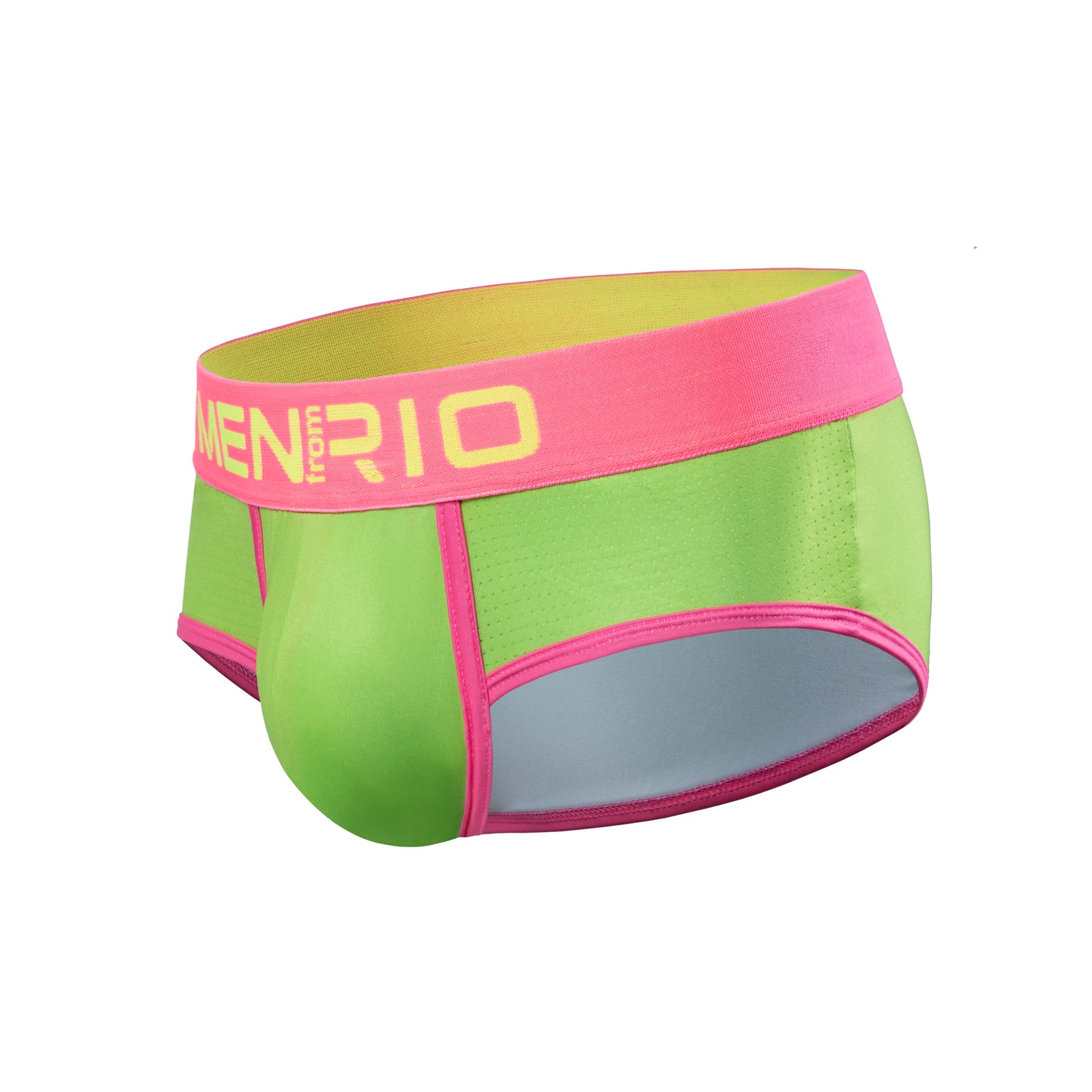 CUECA AFFAIR CLUB 5CM AMARELO E ROSA