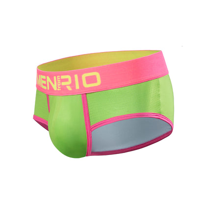 CUECA AFFAIR CLUB 5CM AMARELO E ROSA