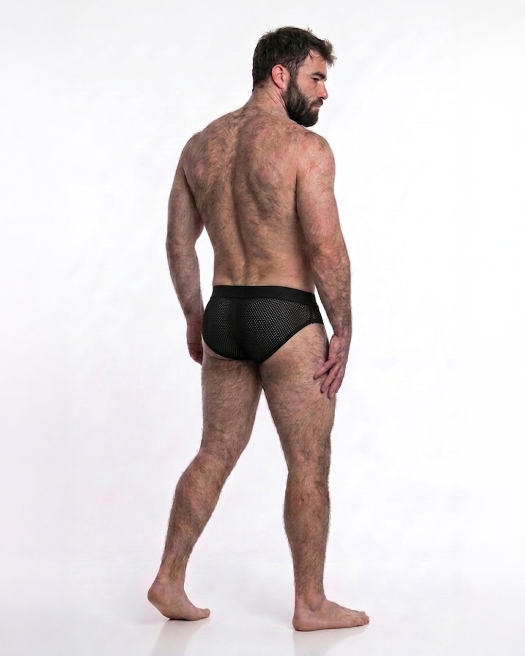 CUECA MESH BLACK