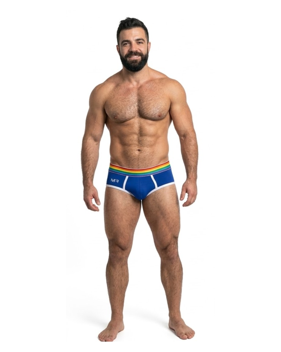 CUECA PRIDE COTTON AZUL