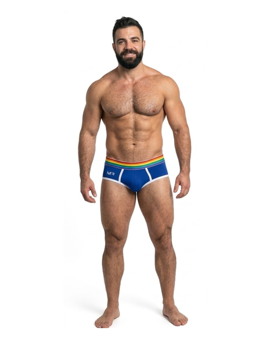 CUECA PRIDE COTTON AZUL