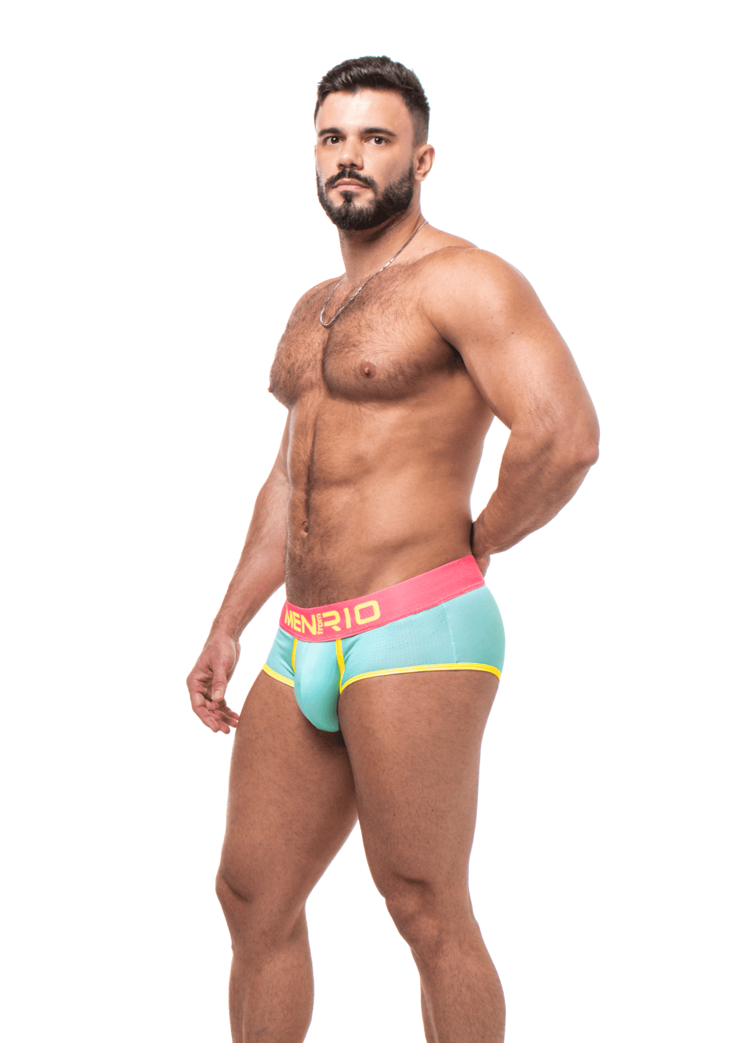 AFFAIR CLUB UNDERWEAR 5CM AQUAMARINE AND PINK