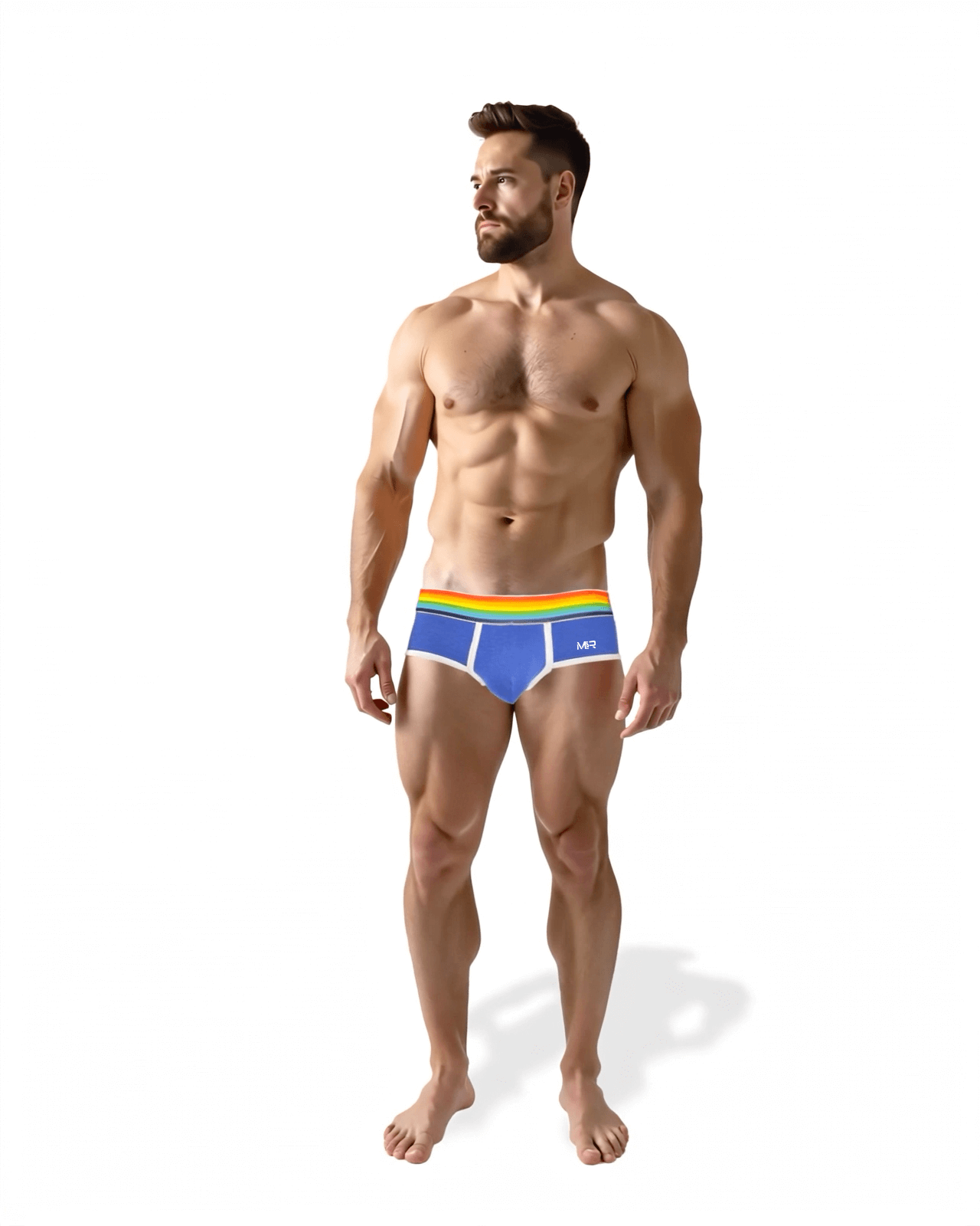 CUECA PRIDE COTTON AZUL