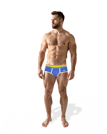 CUECA PRIDE COTTON AZUL