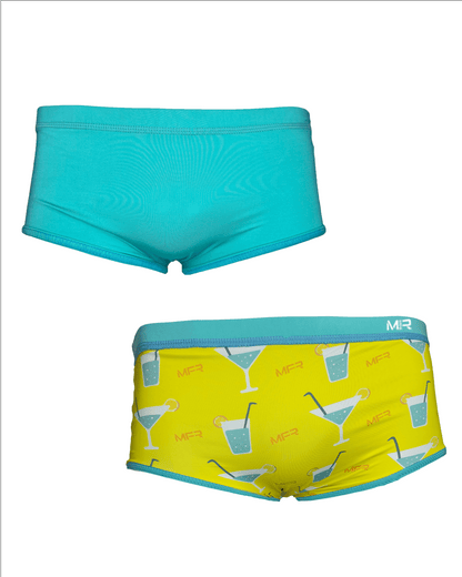 SUNGA ARPOADOR  BOXER AZUL DUPLA FACE