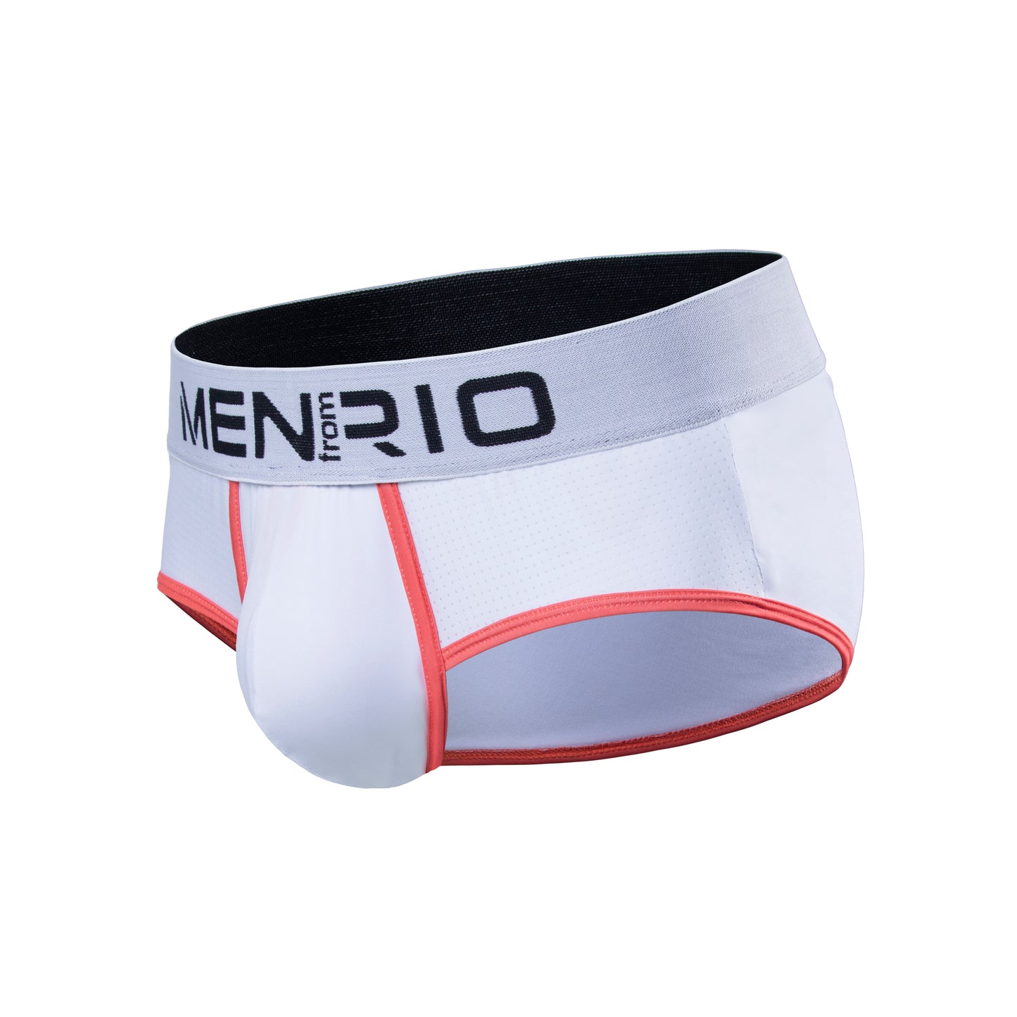 CUECA AFFAIR CLUB 5CM BRANCO E CINZA