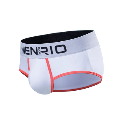 CUECA AFFAIR CLUB 5CM BRANCO E CINZA