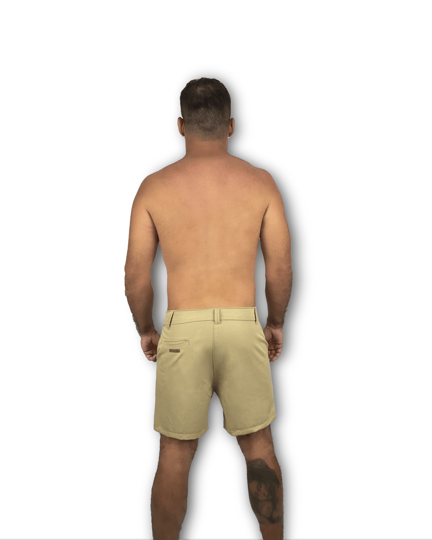 Short de alfaiataria Khaki leblon MFR
