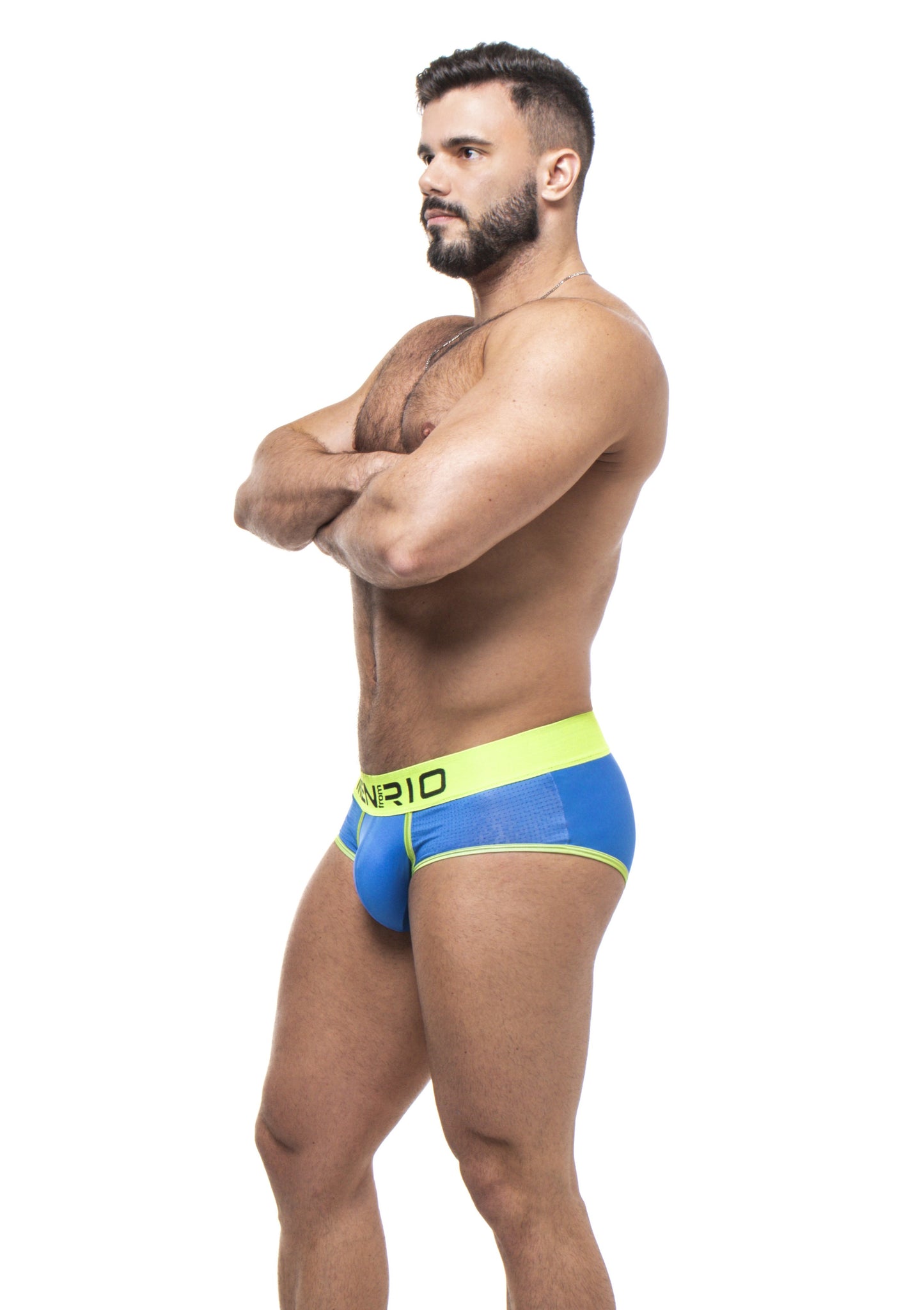 AFFAIR CLUB 5CM BLUE AND GREEN UNDERWEAR