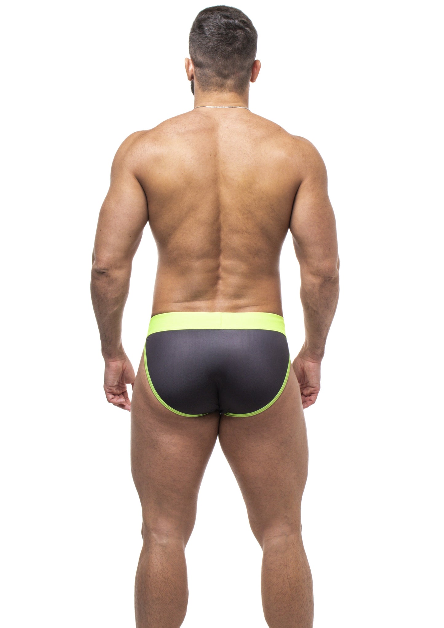 CUECA SEXY UNDIES  5CM PRETO E VERDE