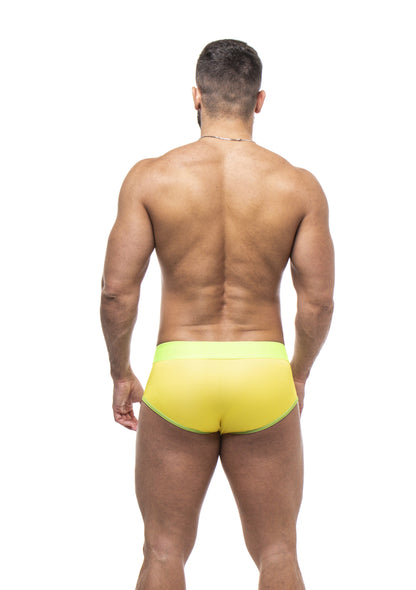 AFFAIR CLUB 5CM UNDERWEAR YELLOW AND GREEN