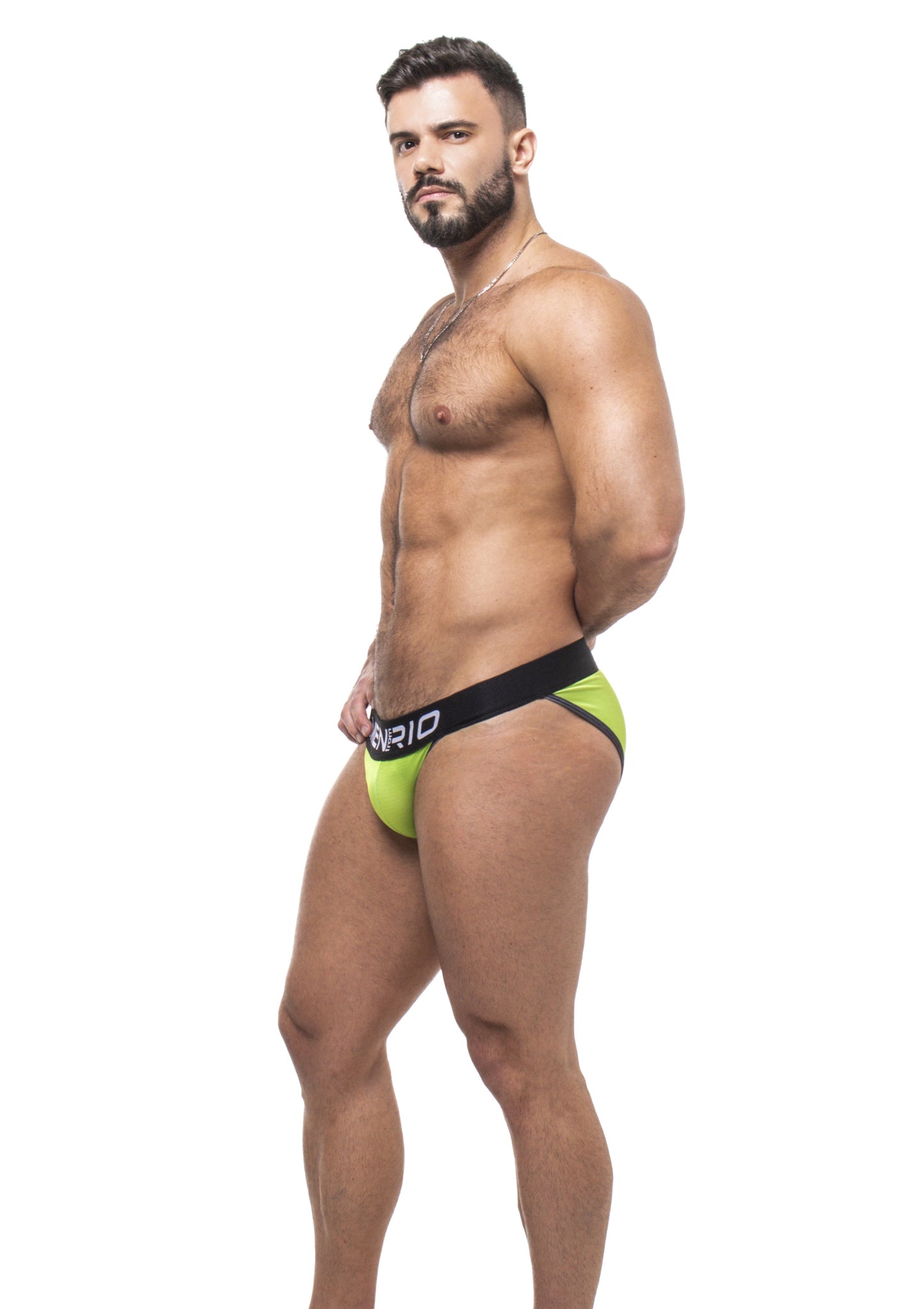CUECA SEXY UNDIES 5CM VERDE E PRETO