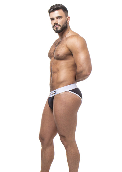 CUECA SEXY UNDIES 5CM PRETO E BRANCO
