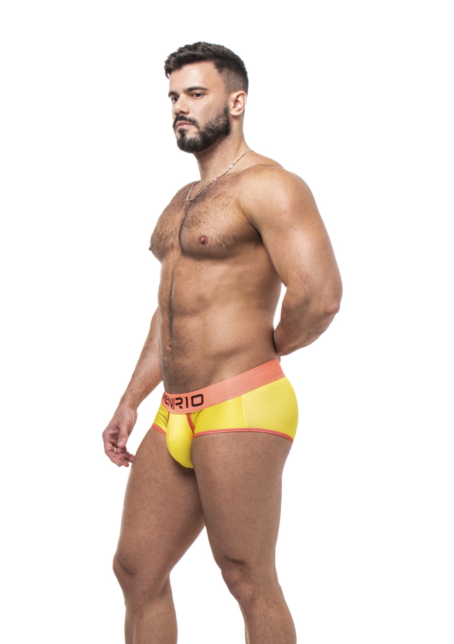 AFFAIR CLUB 5CM UNDERWEAR YELLOW AND ORANGE