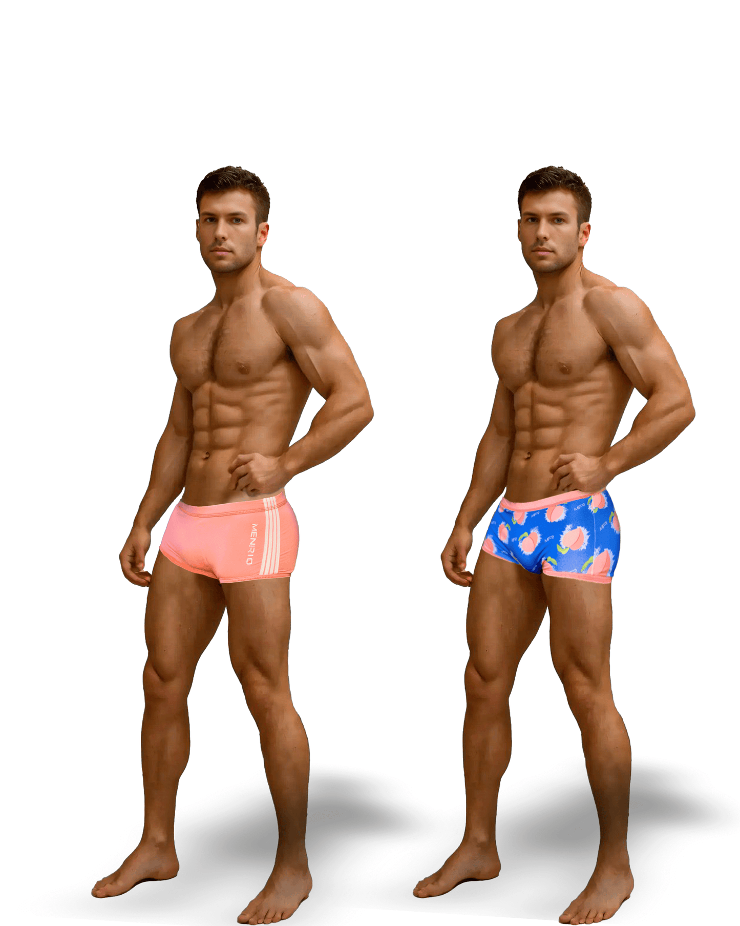 SUNGA ARPOADOR  BOXER PESSEGO DUPLA FACE