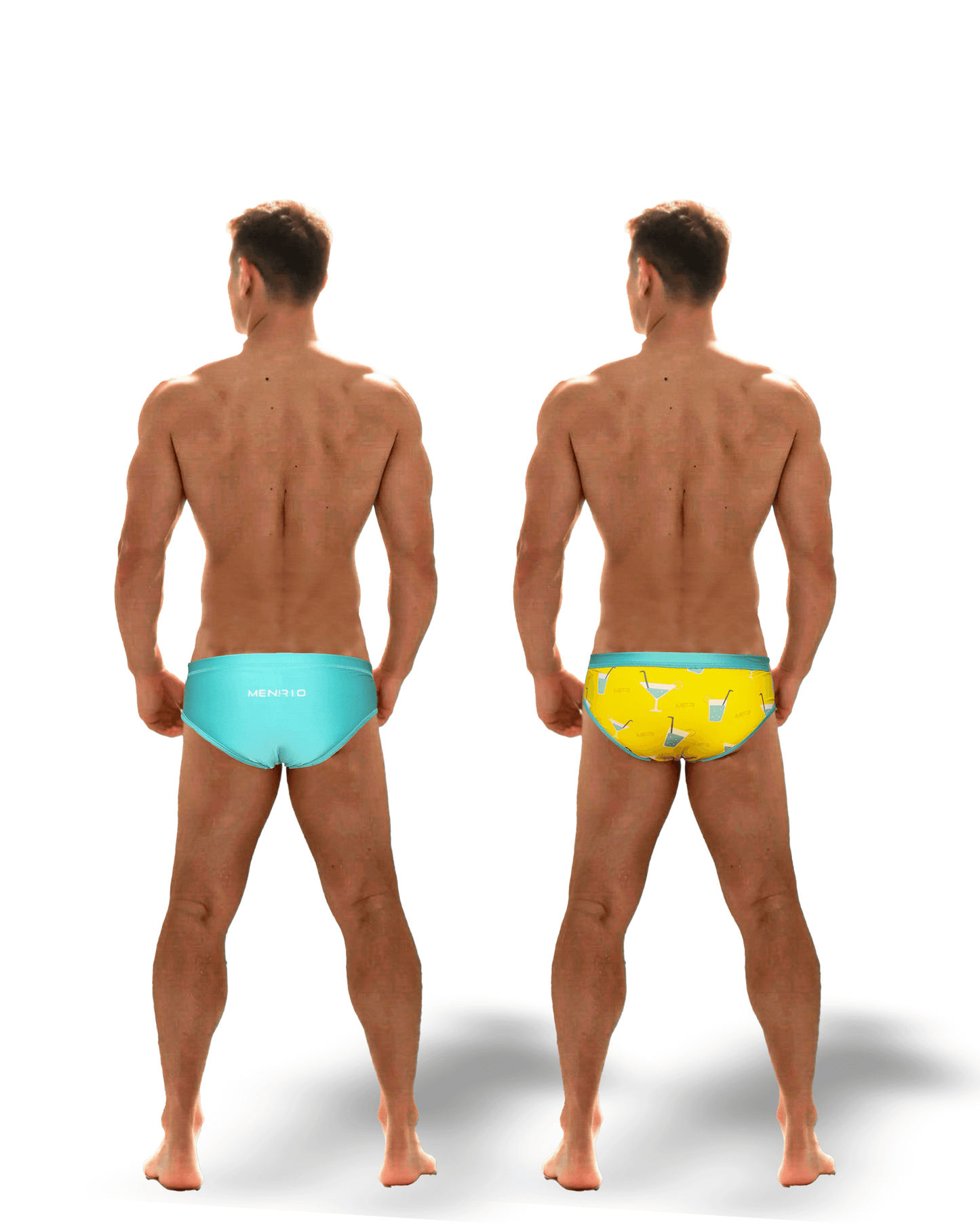 SUNGA ARPOADOR SLIM AZUL DUPLA FACE