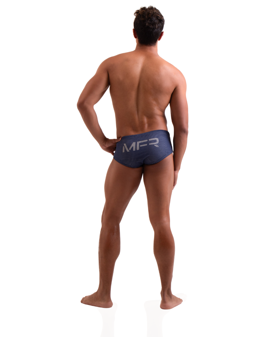 Sunga Mesh Búzios Slip Deep Blue