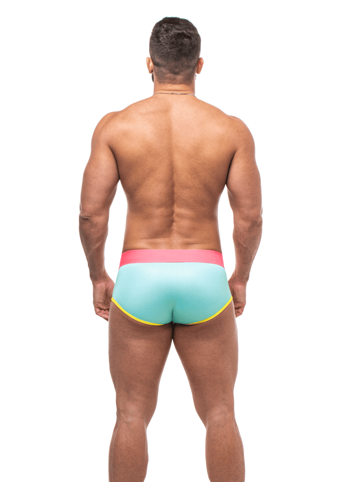 AFFAIR CLUB UNDERWEAR 5CM AQUAMARINE AND PINK