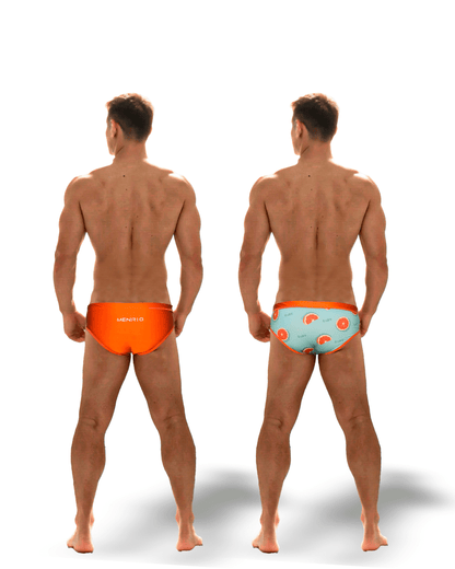 SUNGA ARPOADOR SLIM LARANJA DUPLA FACE