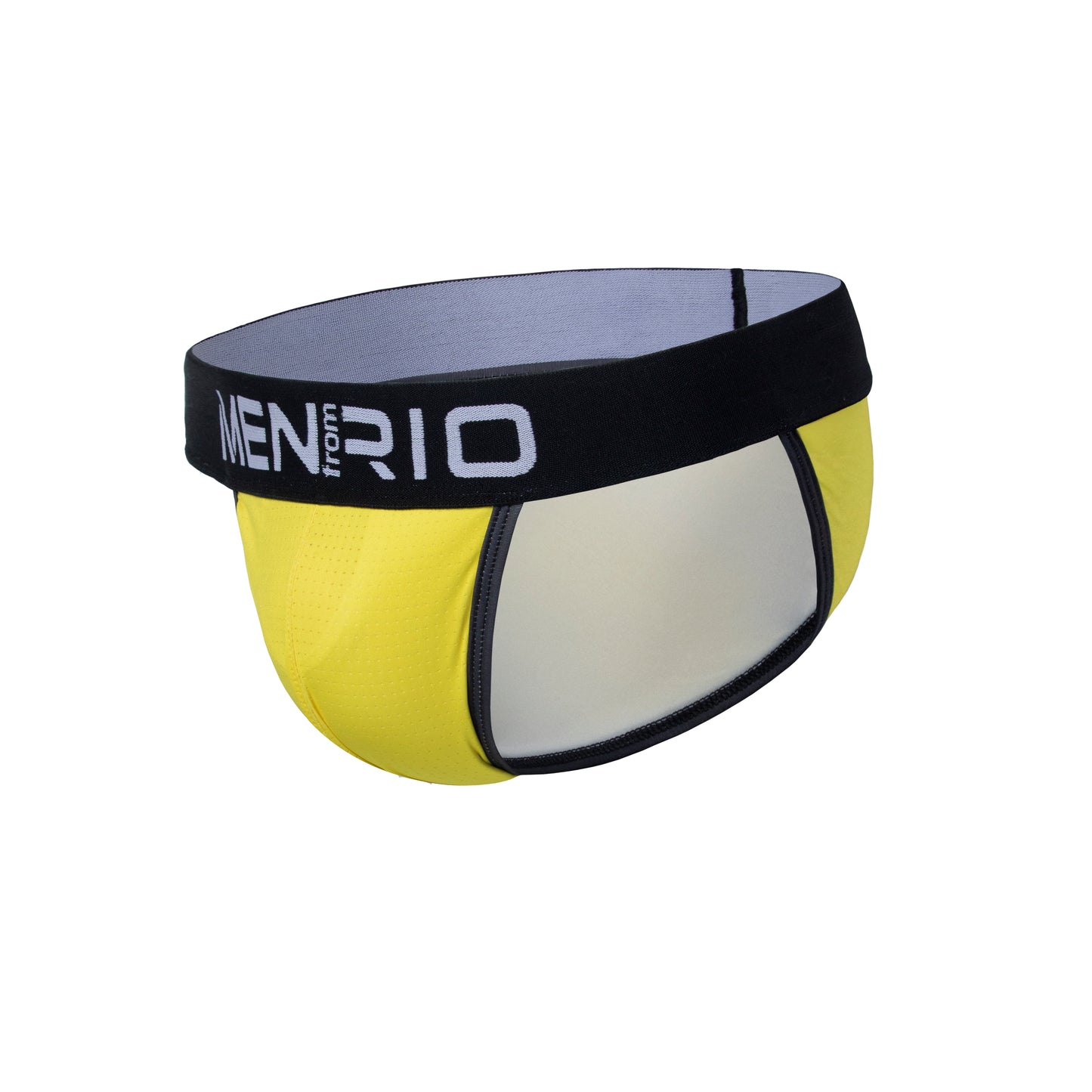 CUECA SEXY UNDIES 5CM AMARELO E PRETO