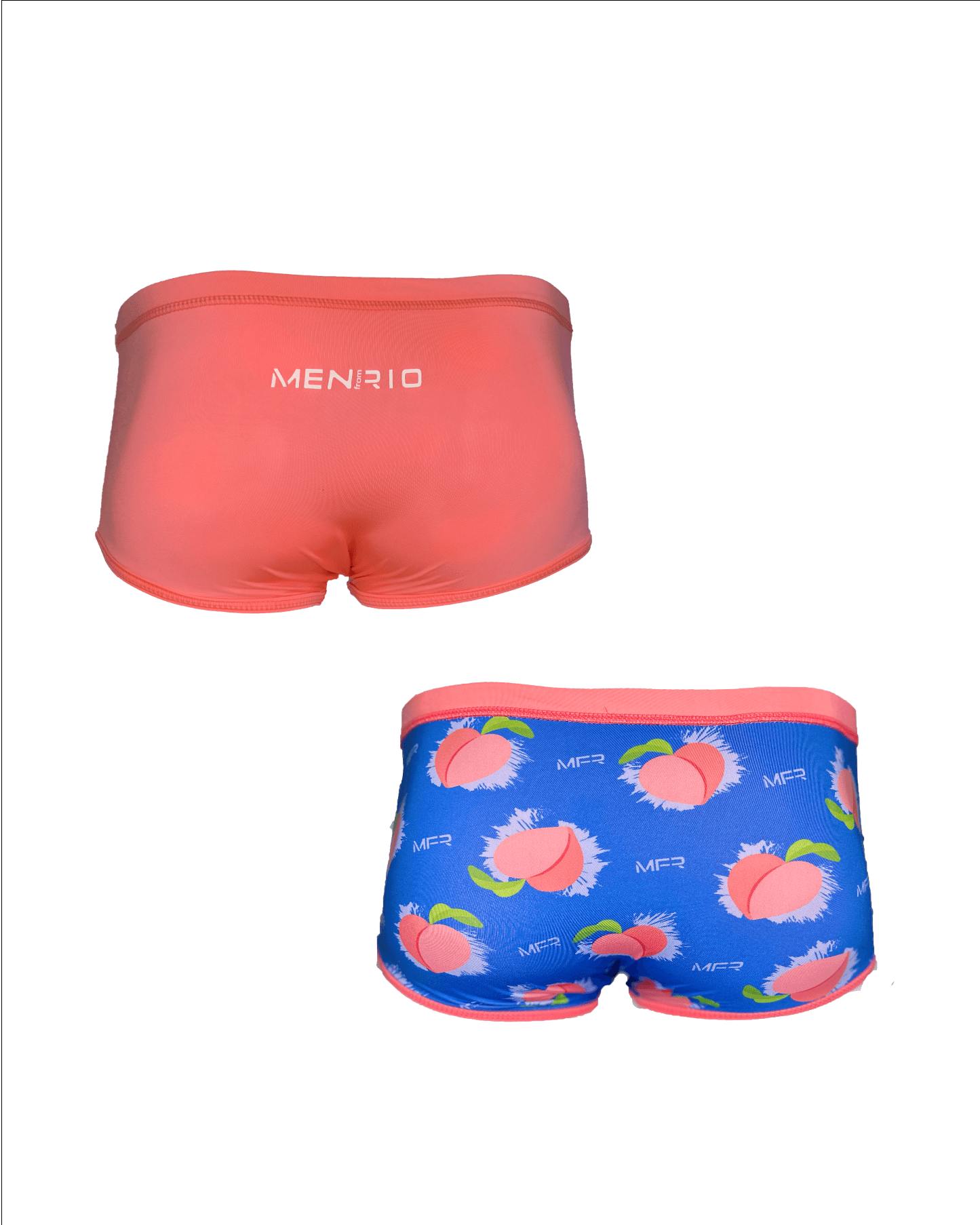 SUNGA ARPOADOR  BOXER PESSEGO DUPLA FACE