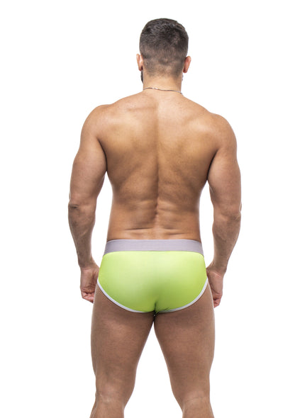 CUECA AFFAIR CLUB 5CM VERDE E CINZA