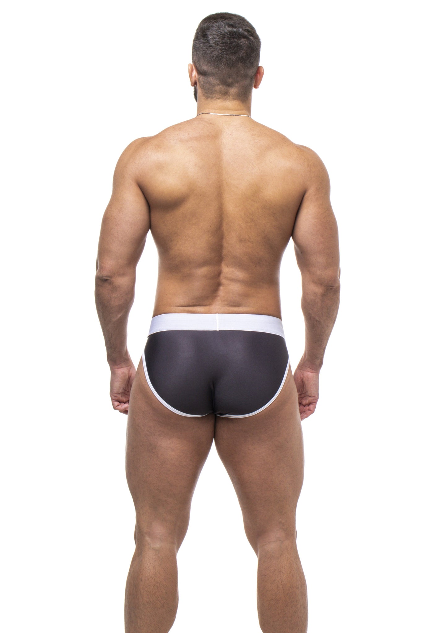 CUECA SEXY UNDIES 5CM PRETO E BRANCO