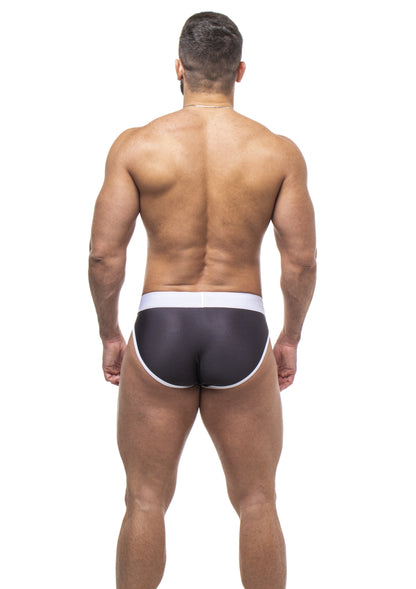 CUECA SEXY UNDIES 5CM PRETO E BRANCO