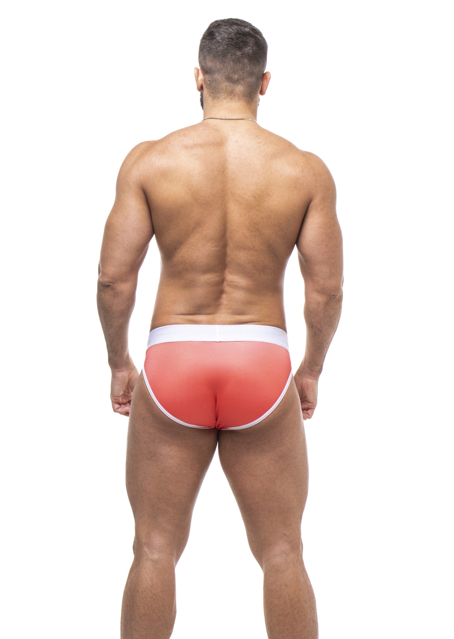 CUECA SEXY UNDIES 5CM VERMELHO E BRANCO