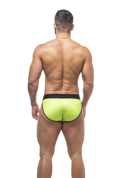 CUECA SEXY UNDIES 5CM VERDE E PRETO