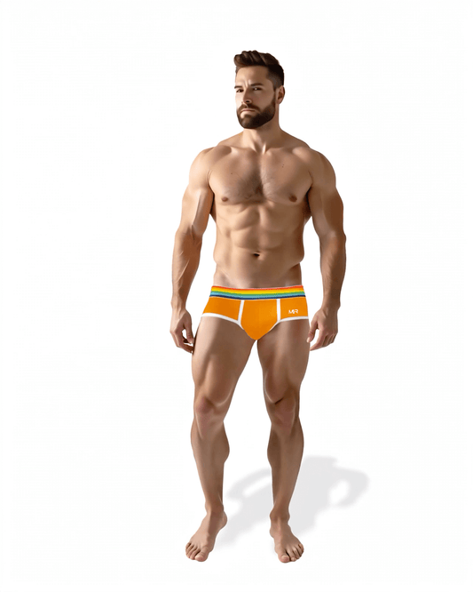 CUECA PRIDE COTTON LARANJA