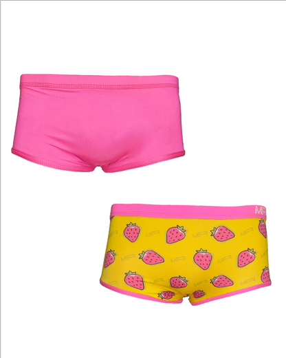 SUNGA ARPOADOR  BOXER ROSA DUPLA FACE
