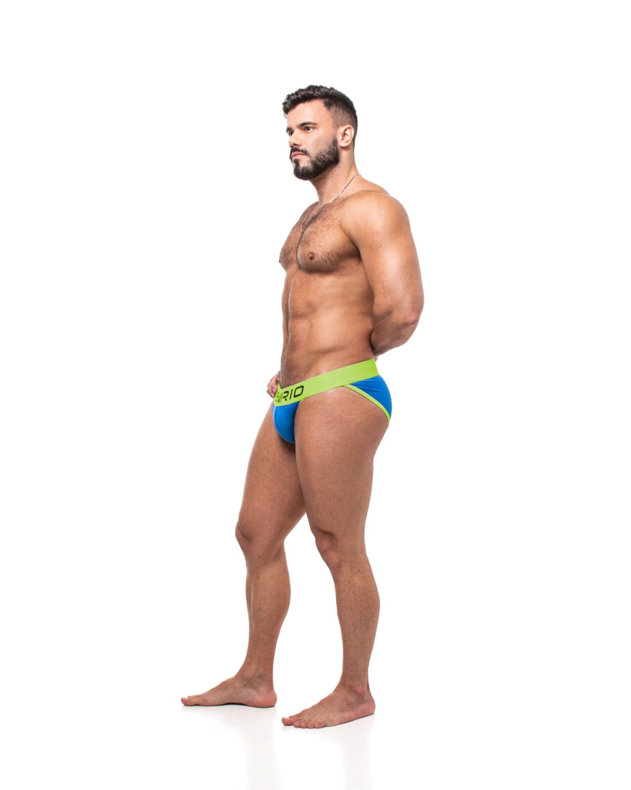 CUECA SEXY UNDIES  5CM AZUL E VERDE
