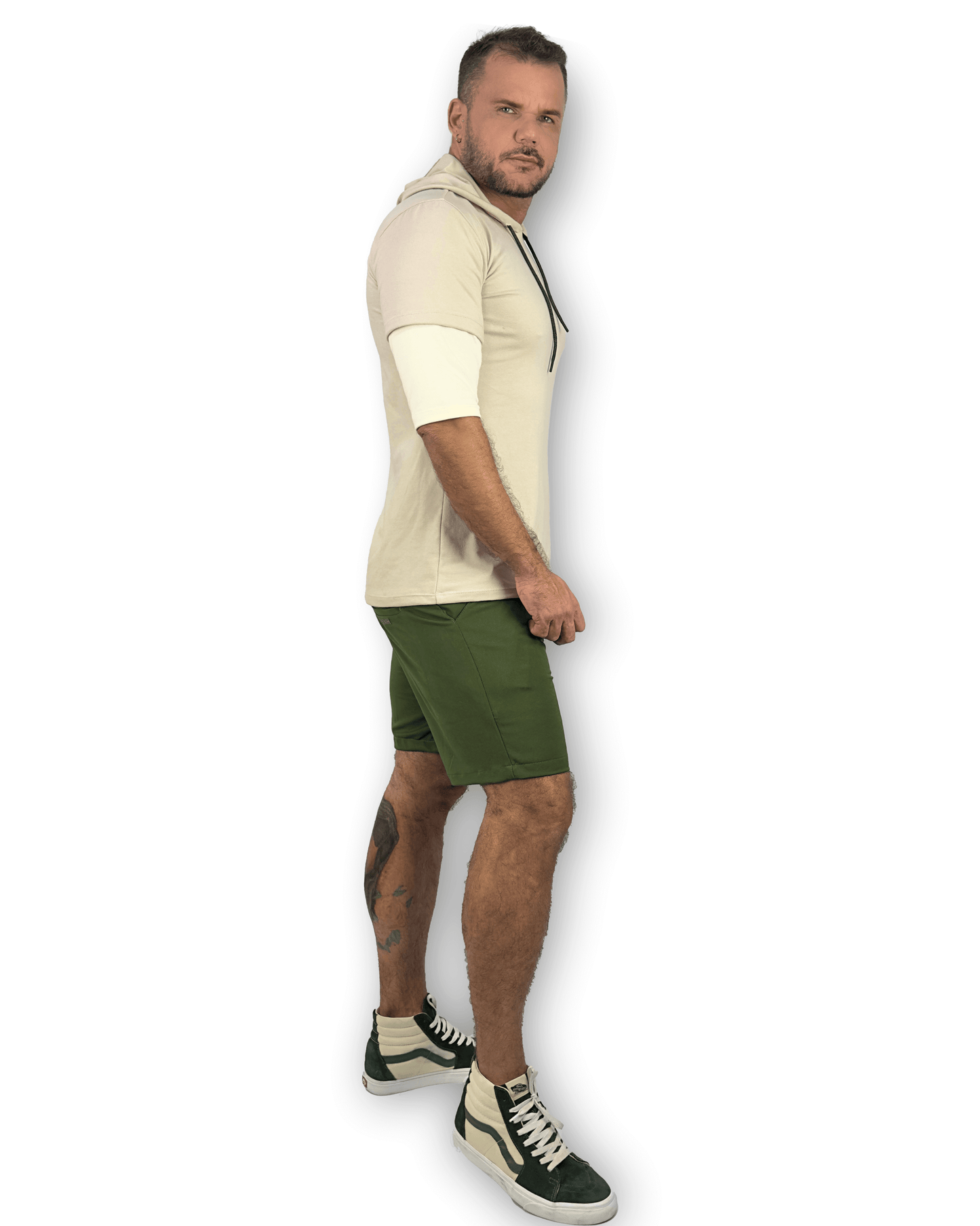 Camisa Urban com Capuz Duo KHAKI (EDIÇÃO LIMITDA)