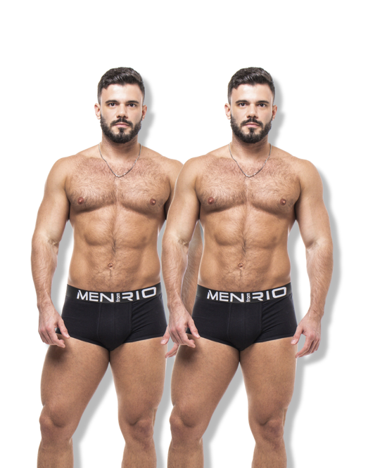 PACK CUECA  BIGGER BOXER BLACK DUE