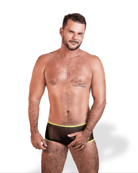 CUECA OBSESSED ALL TULE MINT & BLACK