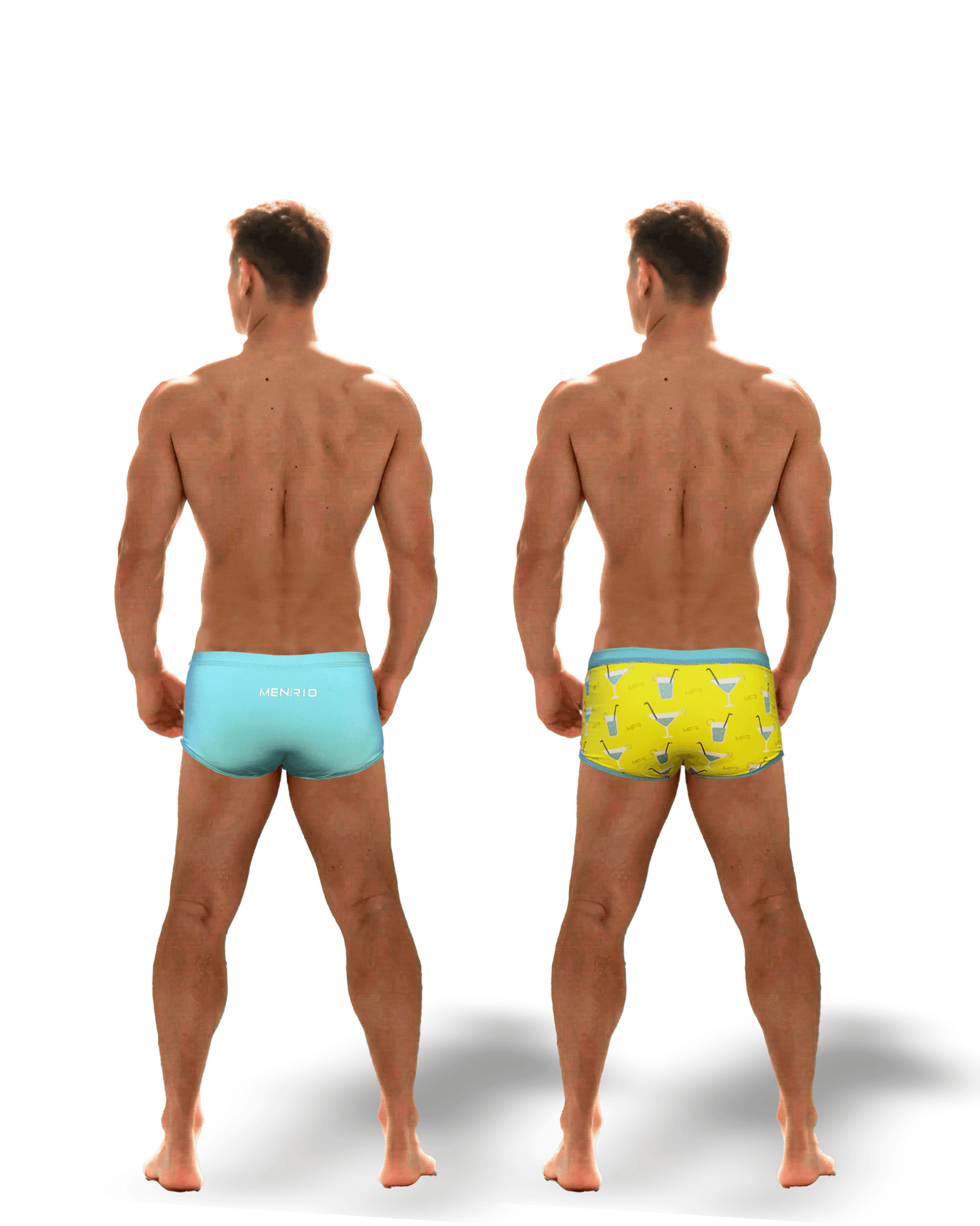 SUNGA ARPOADOR  BOXER AZUL DUPLA FACE