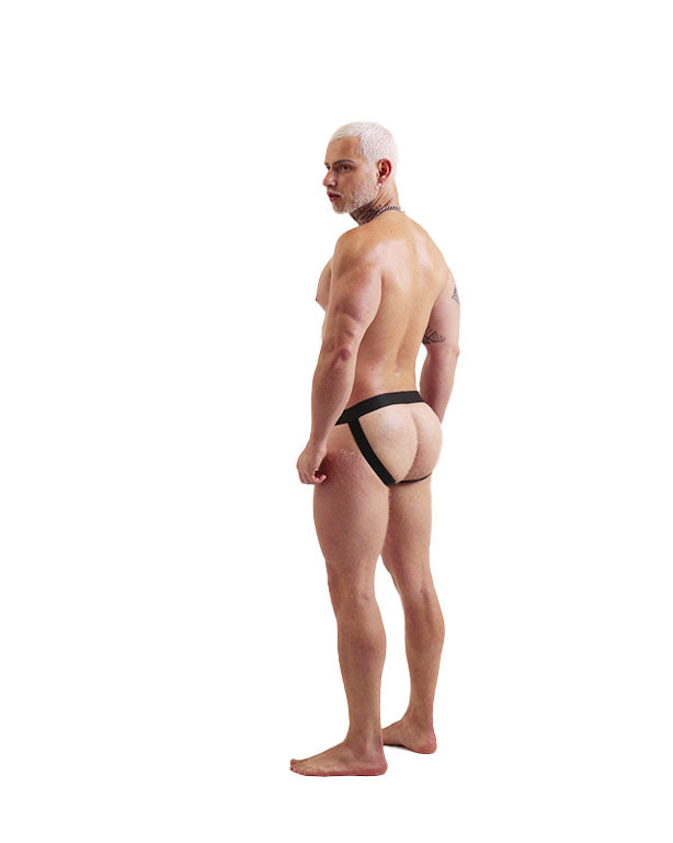 FCK JOCKSTRAP GREEN ARMY LEATHER